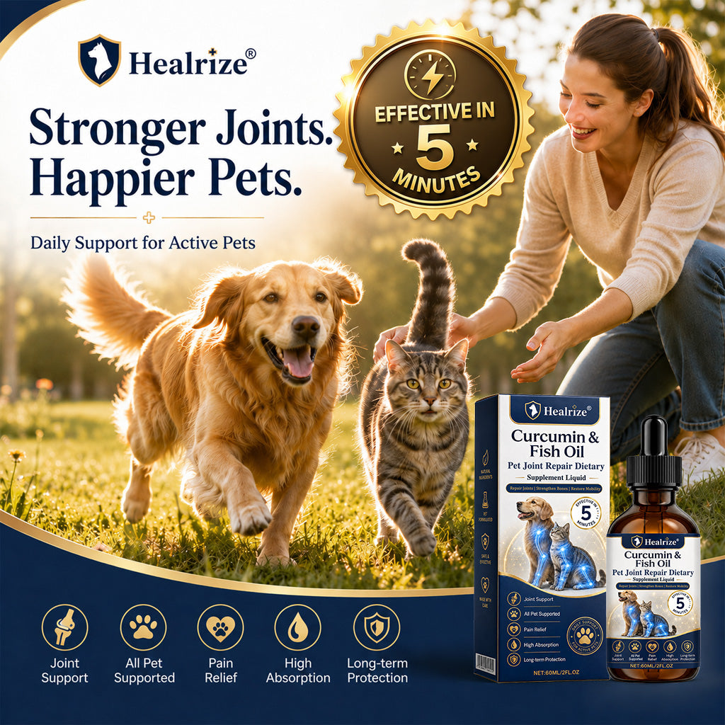 🌟 Official Store |🦴 Healrize® Pet Joint Care Drops — Fast-Acting Support in as Little as 5 Minutes ✨