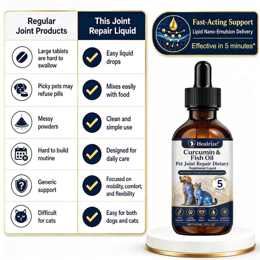 🌟 Official Store |🦴 Healrize® Pet Joint Care Drops — Fast-Acting Support in as Little as 5 Minutes ✨