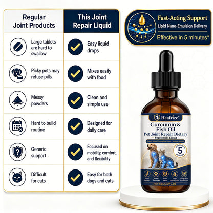🌟 Official Store |🦴 Healrize® Pet Joint Care Drops — Fast-Acting Support in as Little as 5 Minutes ✨