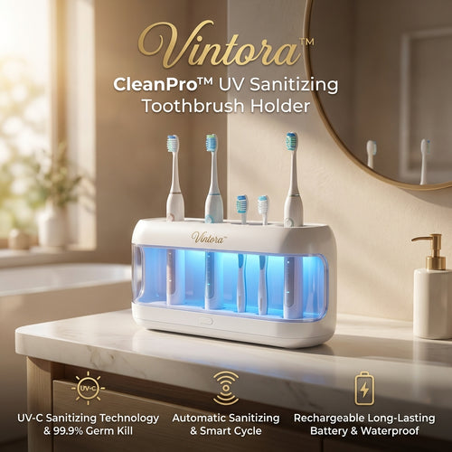 CleanPro UV Sanitizing Toothbrush Holder