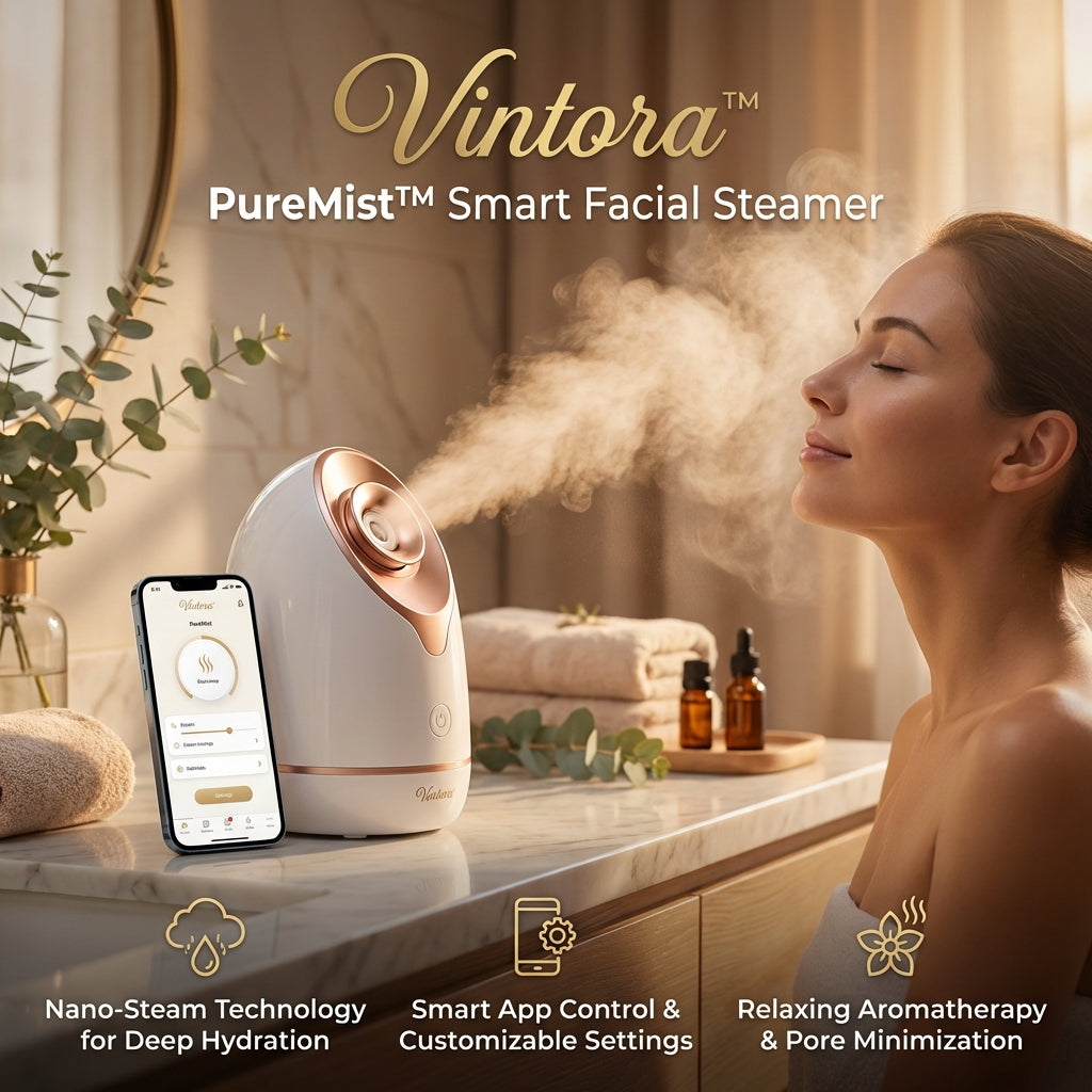 Vintora™ PureMist Smart Facial Steamer