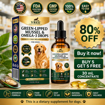 BrightStride Concentrated Omega Drops for Dogs-Mobility, Skin & Coat Support-Powerful Daily Support in Just a Few Drops